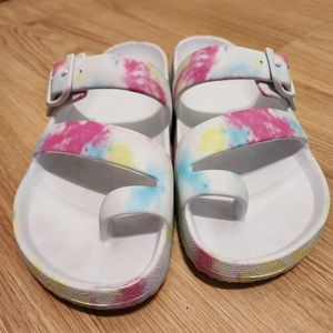 Shade & Shore Tie Dye Sandals